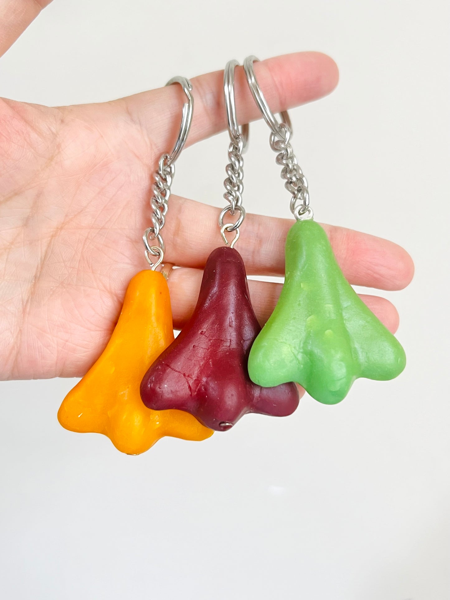 Jetplane lollies keychain | Handmade from polymer clay