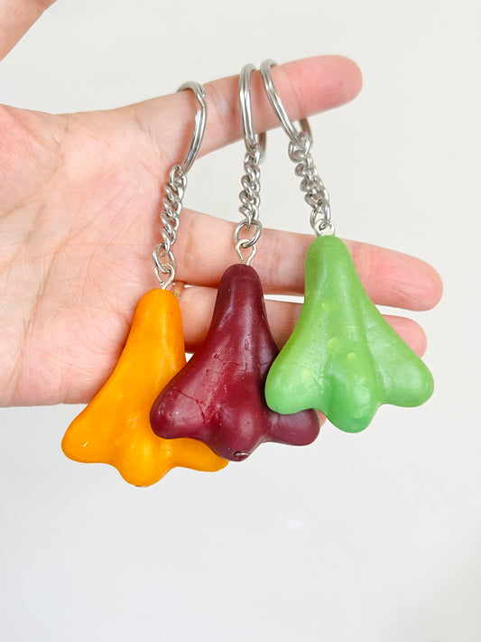 Jetplane lollies keychain | Handmade from polymer clay