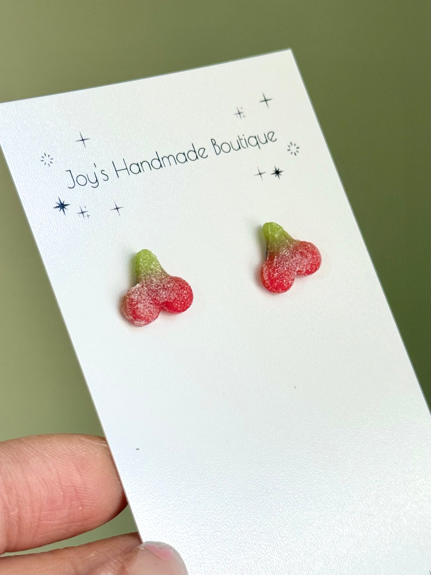 Gummy Candy Earrings  |Handmade from Polymer Clay and