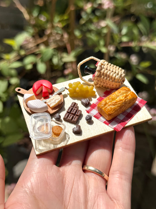 Picnic Board- (miniature) | Handmade from polymer clay