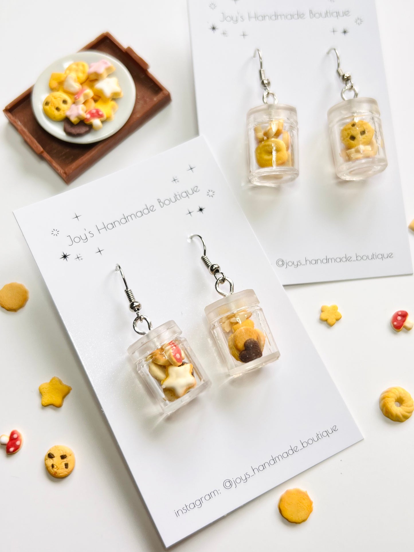 Mixed Cookie Jar Earrings | Handmade from polymer clay