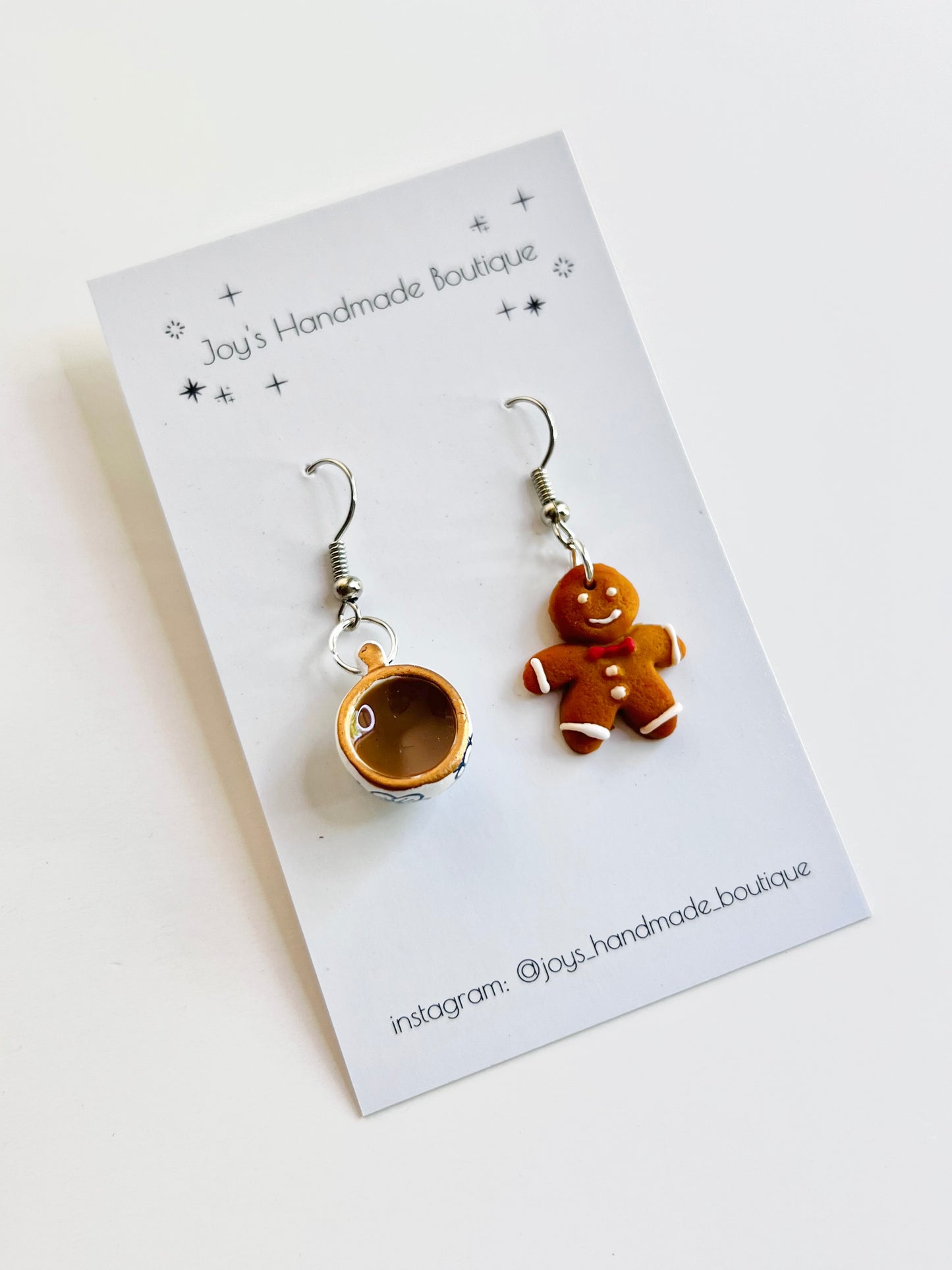 Gingerbread and Cocoa earrings