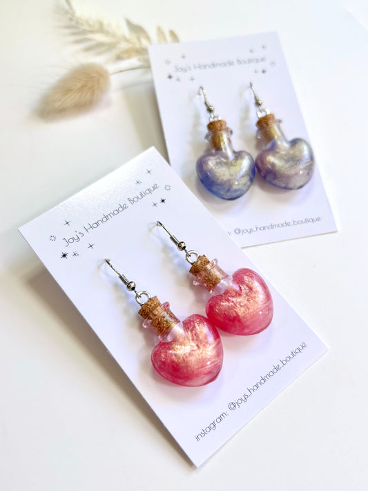 Love Potion Earrings | Handmade from Resin