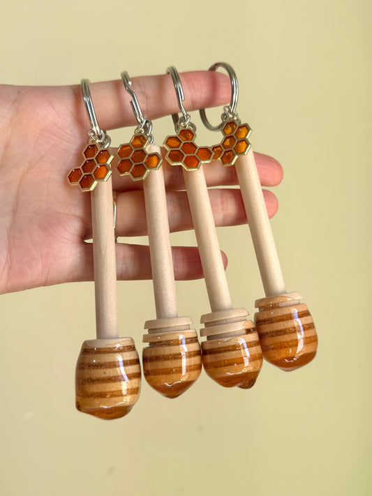 Honey Dipped Keychain | Resin