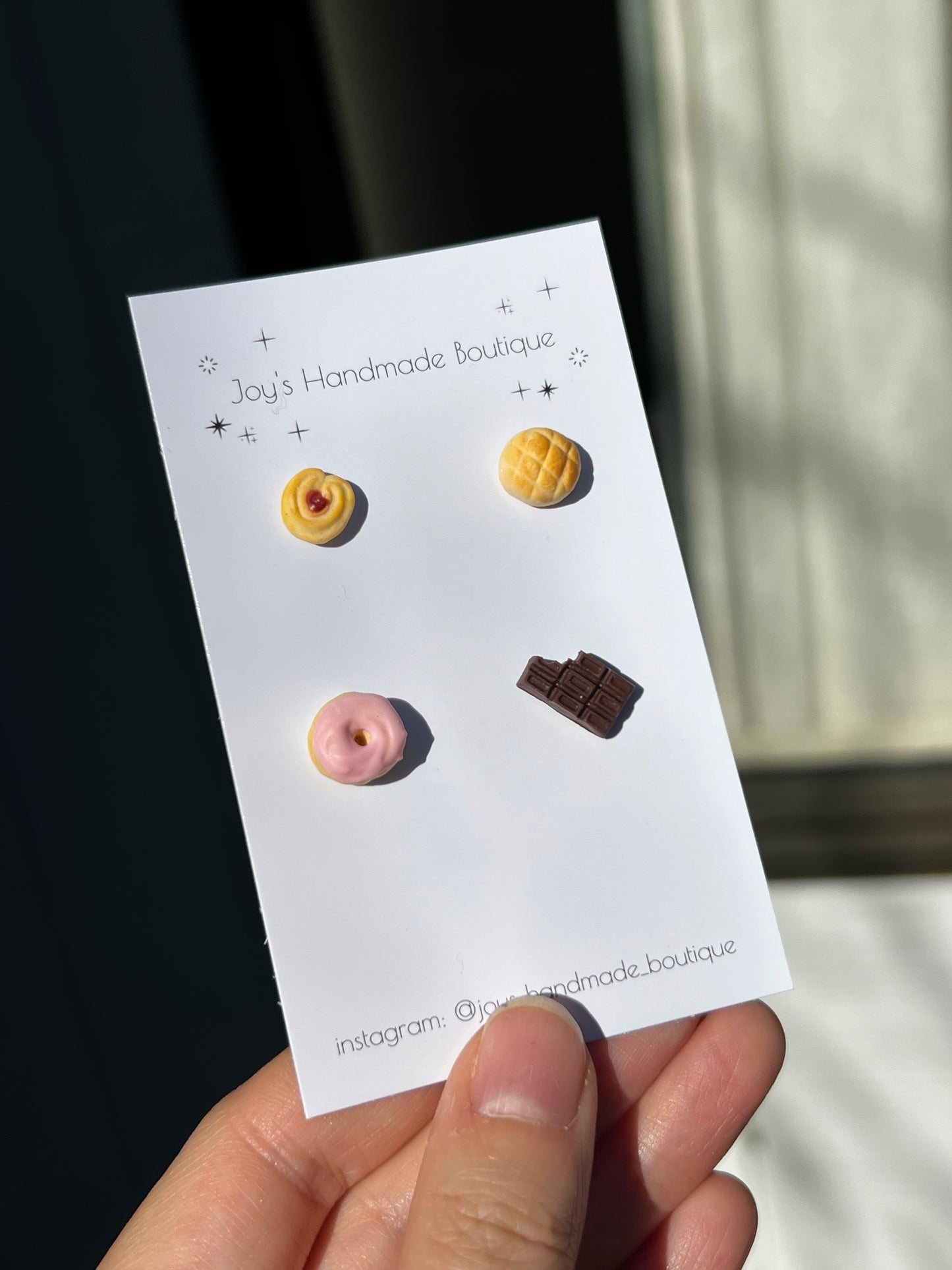 Sweet Treat Stud Pack Earrings | Handmade from polymer clay