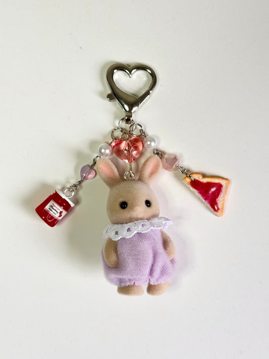 Sylvanian Brown Bunny Keychain