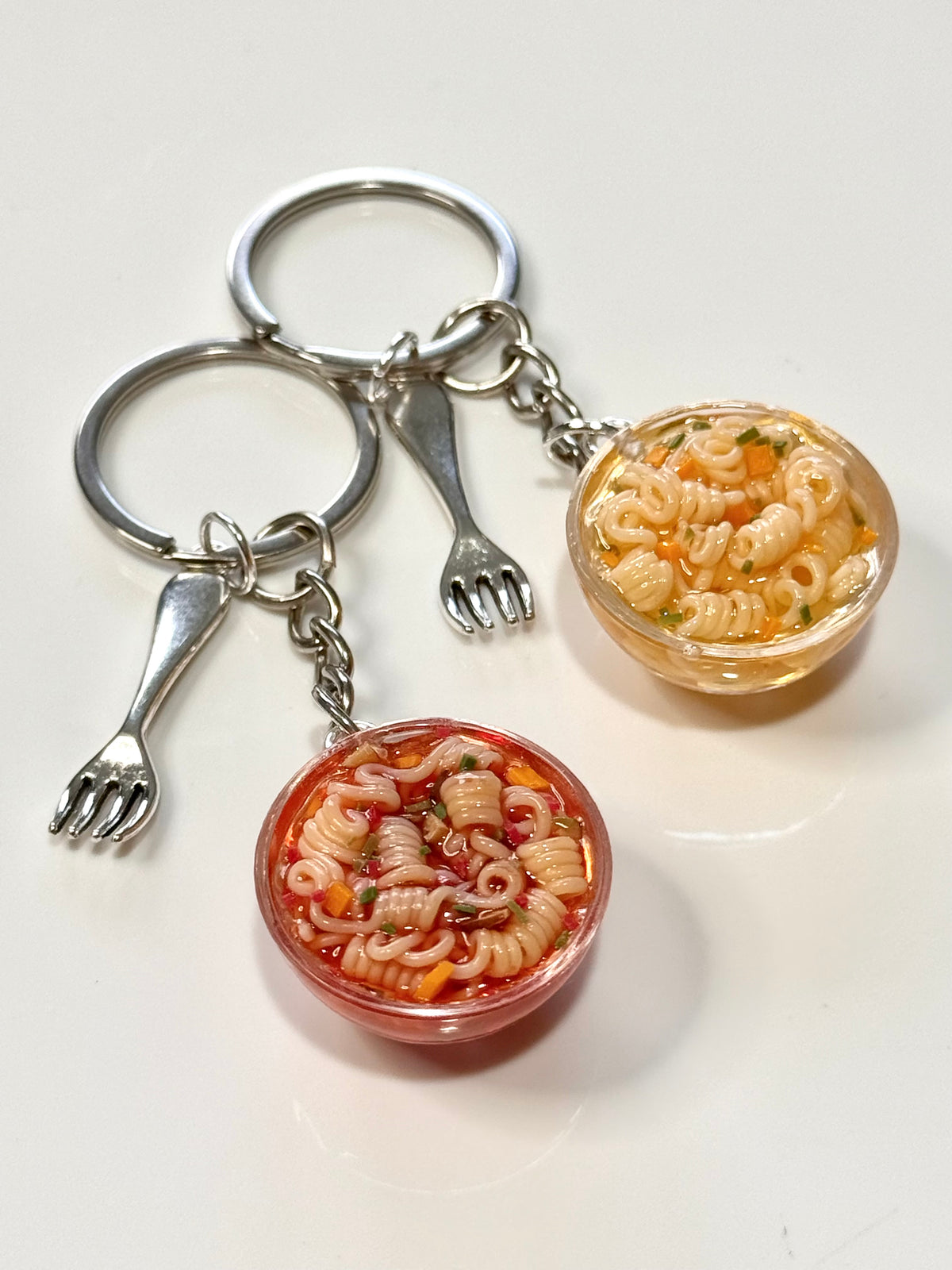 Instant Ramen keychain | Handmade from polymer clay