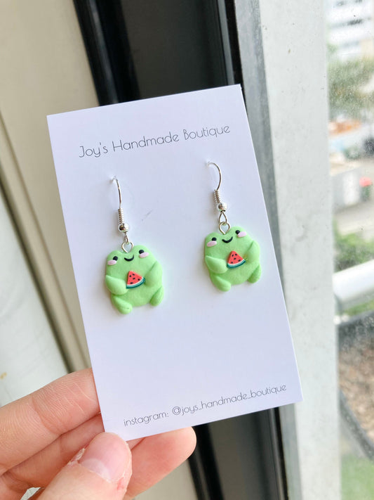 Watermelon Froggo Earrings