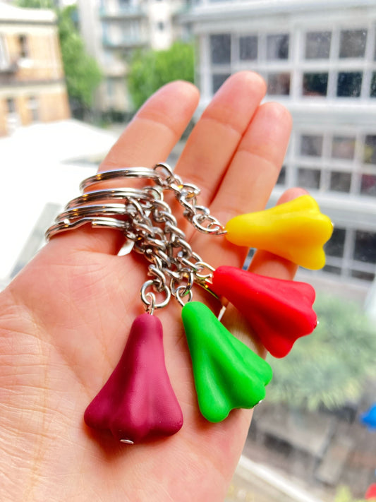 Jetplane lollies keychain | Handmade from polymer clay